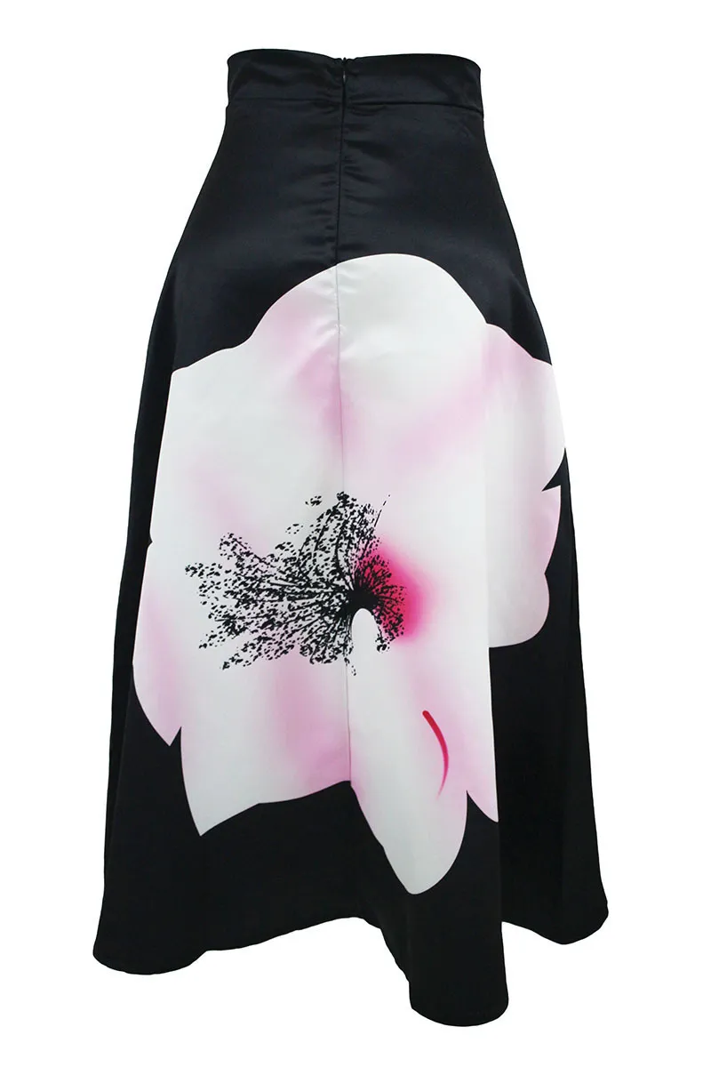 Big-Flower-Print-Black-High-Waist-Maxi-Skirt-LC65017-2-4