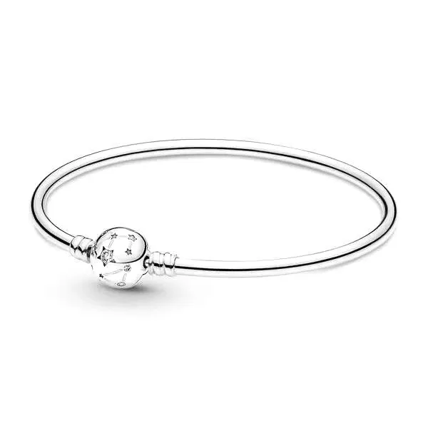 2021 NOUVEAU 100% 925 Sterling Silver 8236 Bracelet classique Clear CZ Charm Bead Fit DIY Original Fashion Bracelets Factory Free Wholesale Bijoux Cadeau