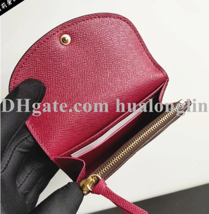 quality wallet women woman purse card holder cash coin المربع الأصلي زهرة الشبكة الداما الرقم التسلسلي رمز التاريخ