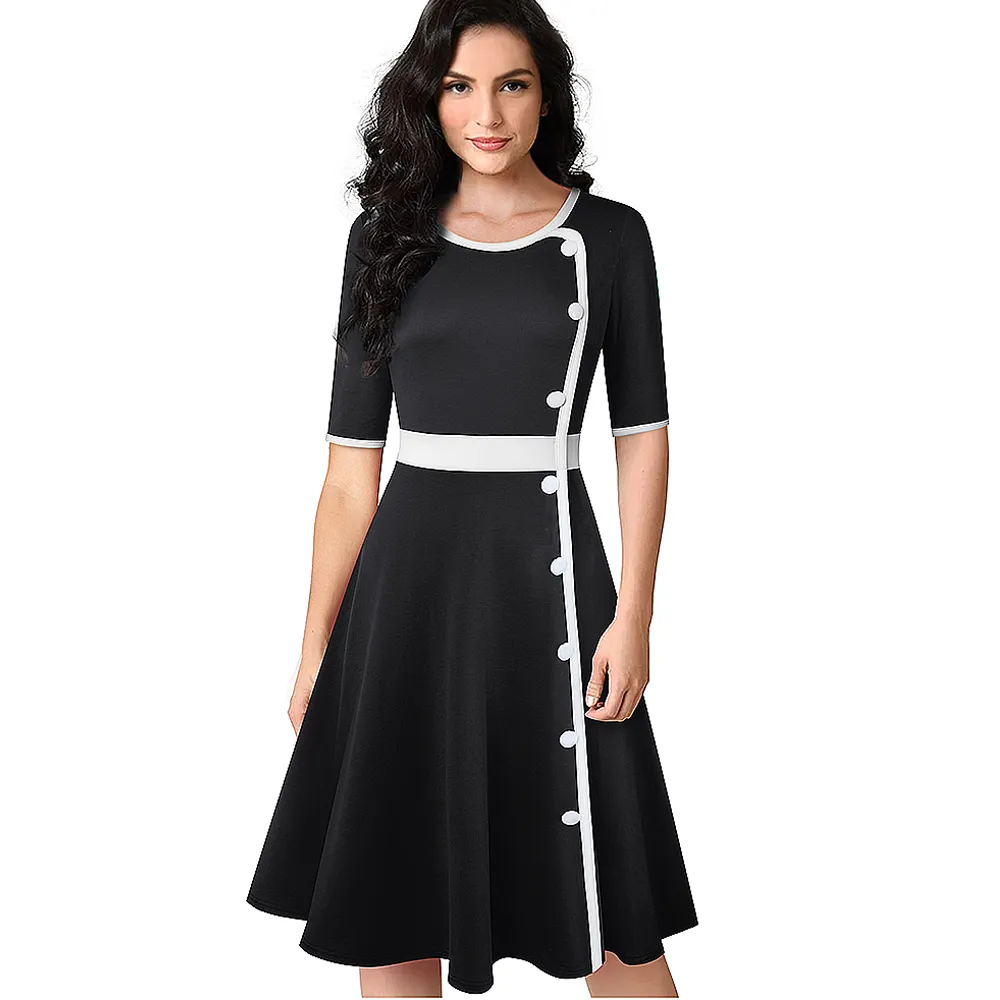 patchwork winter flare dress Flare Casual Dress Ankle-Length Chiffon Colorful Patchwork for Women Ages  35-45 Winter from Dhgate Basic & Casual Dresses