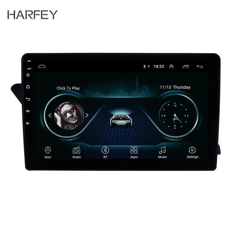 10.1 "Android Car DVD GPS Navi Player HD TouchScreenラジオBluetooth USB WiFi AUXサポートDVR SWC Carlay