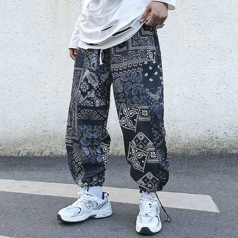 2021 Homens engraçados Harem Calças Solta Hip Hop Jogger Sweatpants Masculino Streetwear Elastic Cintura Elástica Mulher Calças de Carga 5xL X0723
