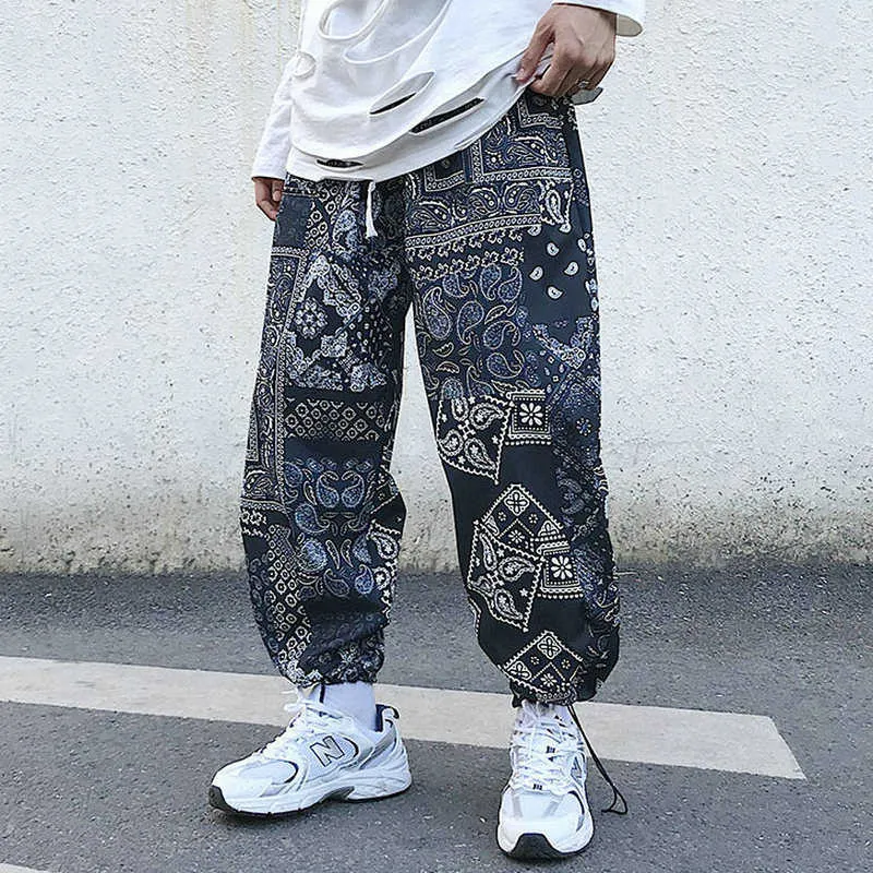 2021 Roliga män Harem byxor lös hip hop jogger sweatpants manliga överdimensionerade streetwear elastiska midja kvinna lastbyxor 5xl x0723