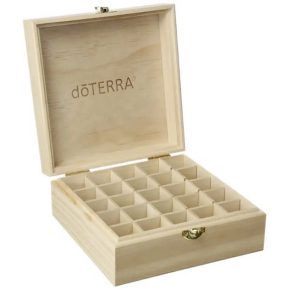 Alta qualità 25 slot Scatola di immagazzinaggio in legno 1 Pz Carry Organizer Bottiglie di olio essenziale Contenitore per aromaterapia Custodia per scatola 210309