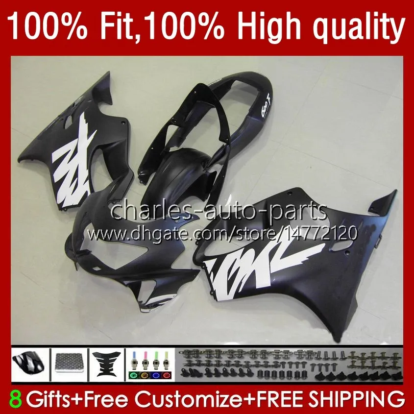 Honda CBR 600F4I 600CC 600 F4I FS CC F4 I 04-07 55 No.18 CBR600F4I CBR600FS 2004 2005 2006 2007 CBR600 F4I 04 05 06 07 OEM FairingsキットマットブラックBLK