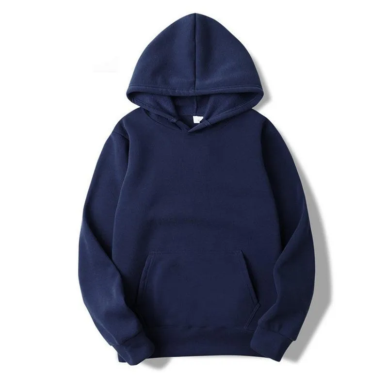 New Fashion Brand Men's Hoodies 2021 Spring Autumn Male Casual Hoodies Sweatshirts Men's Solid Color Sweatshirt Tops