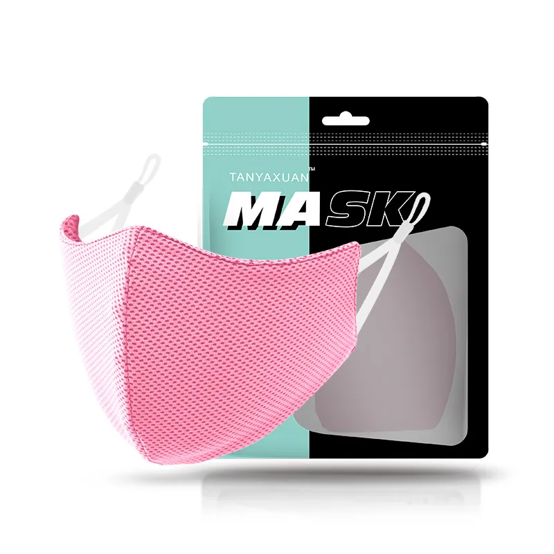 2022 Sports fitness cold cloth mask winter and summer antibacterial washable sunscreen fashion cycling protective mask