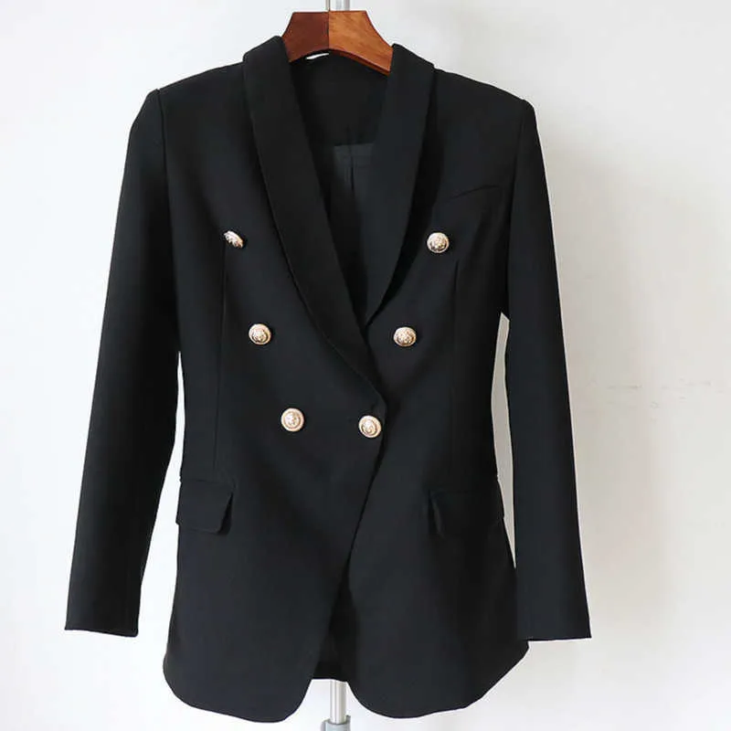 autumn and winter ladies blazer High-end office professional women's mid-length jacket Temperament suit 210527