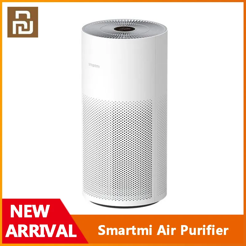 SmartMi Air Purifier voor Home Mijia Smart Fresh Air Cleaner Rookmelder Draagbare Hepa Filter Sterilizer PM 2.5 Display van Xiaomi Youpin