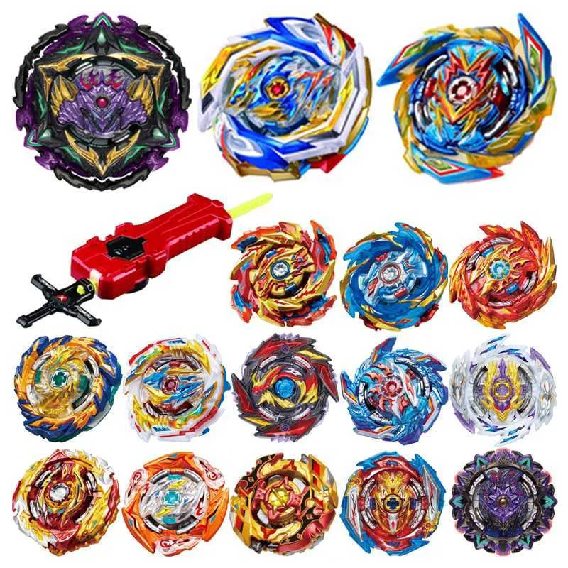 Tutti i modelli Lanciatori Beyblade Burst Gt Toys Arena Metal God Fafnir Bey Blade Blades Sparking Toy Q0528