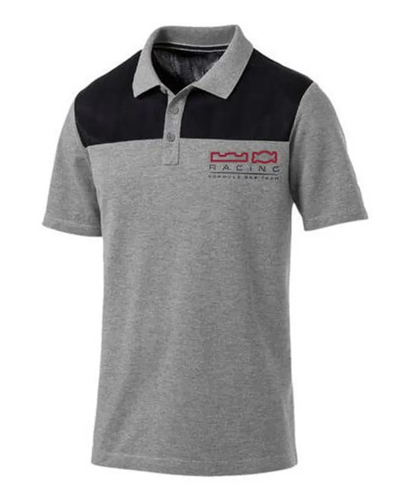 Tifosi di F1 Formula 1 T-shirt POLO a maniche corte Tute per auto Cultura Team Joint Top ad asciugatura rapida T-shirt con risvolto da corsa possono essere cu271N