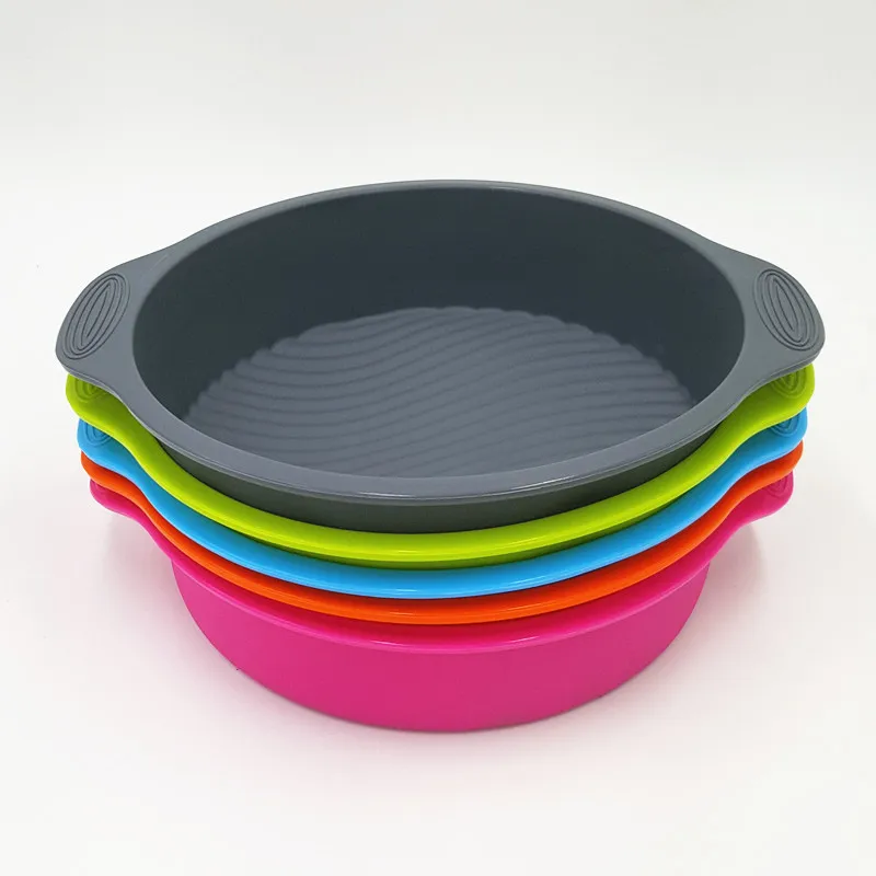 Silicone Baking Tins Silicone Round Circular Shape Cake Mold Multicolor Bakeware Tool For Cakes Pan Decorating Accessories From Indoor outdoor 7.96 DHgate.Com