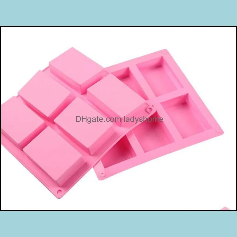 Square Silicone Baking Mold 8*5.5*2.5cm Cake Pan Molds Handmade Biscuit Mold Soap Mold Mould HWB7620