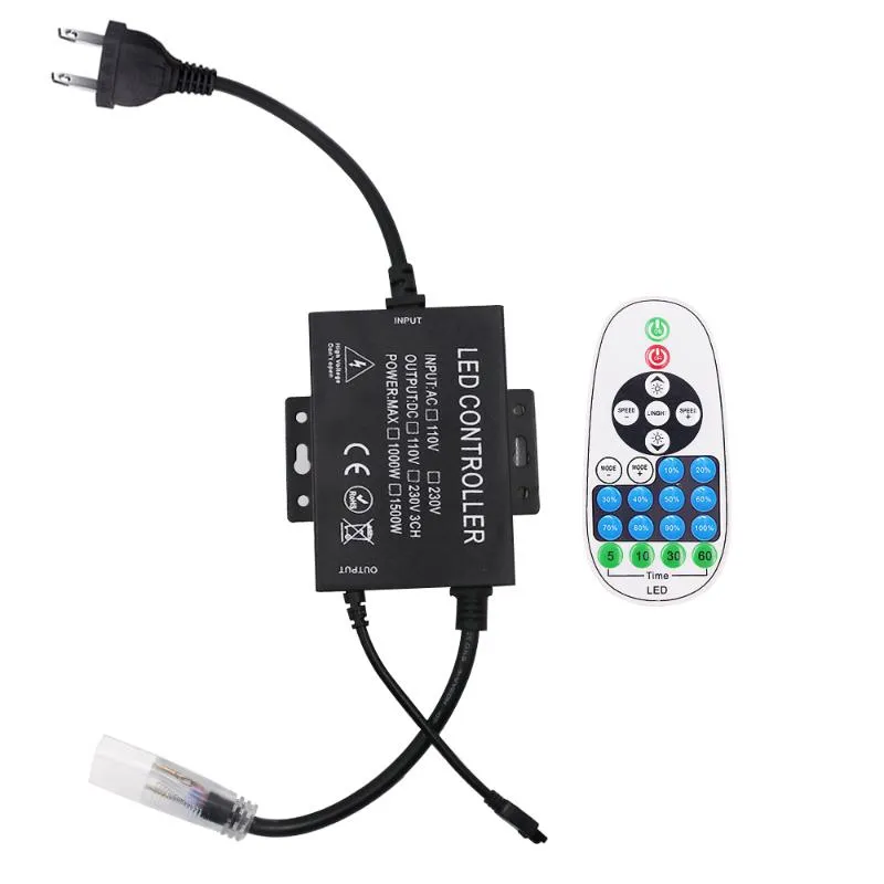 Power Supply Remote Light Dimmer LED Controller With 23key IR Remote For  100m Single Color LED Strip Light 1500W, 110V/220V, EU/US Plug From  Frtg871, $27.66