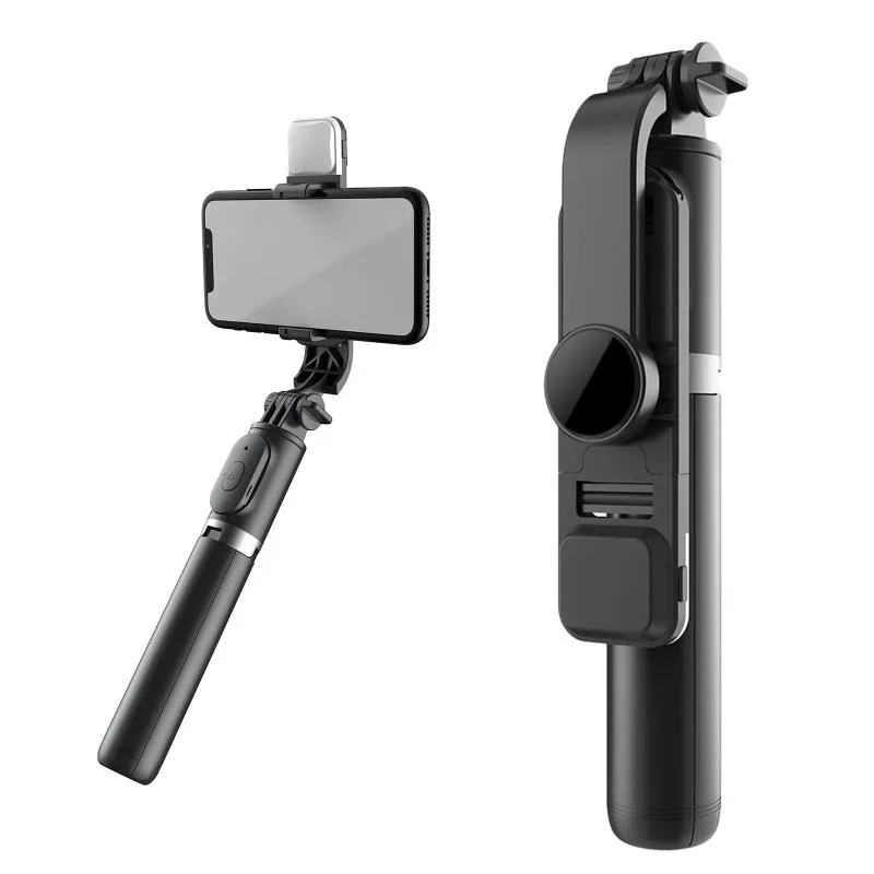 Selfie Monopods Q02s Wireless Bluetooth Stick Foldable Mini Tripod With
