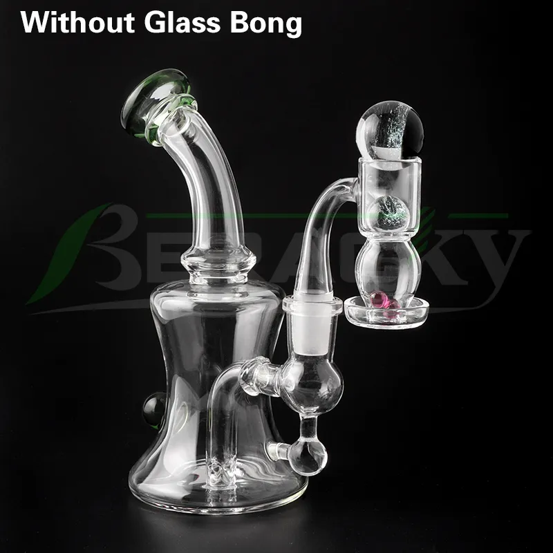 Beracky Full Weld Terp Slurper Rökning Quartz Banger med 22mm / 14mm Glas Dichro Marmor Pärlor Ruby Pärlor för DAB Olje Rigs Vatten Bongs