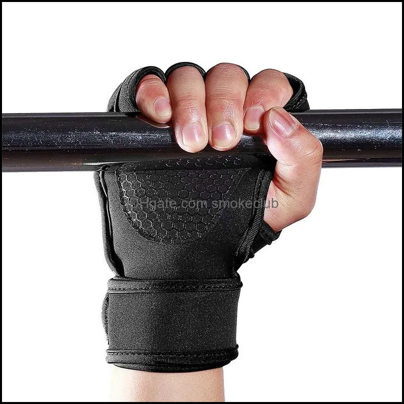 Wrist Support -Fitness Palm Guards Fitness Gloves Sports Training Compression Wrist1
