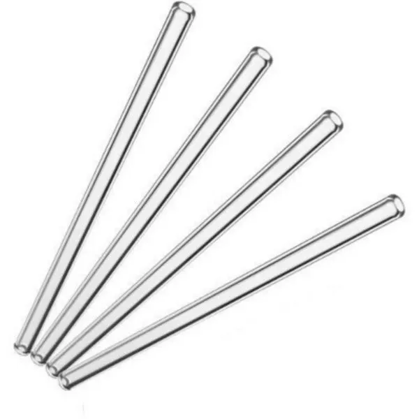 Wholesale Wedding Birthday Party Strait Clear Glass Drinking Straws Thick Straws bar tools Free Shipping RH2021