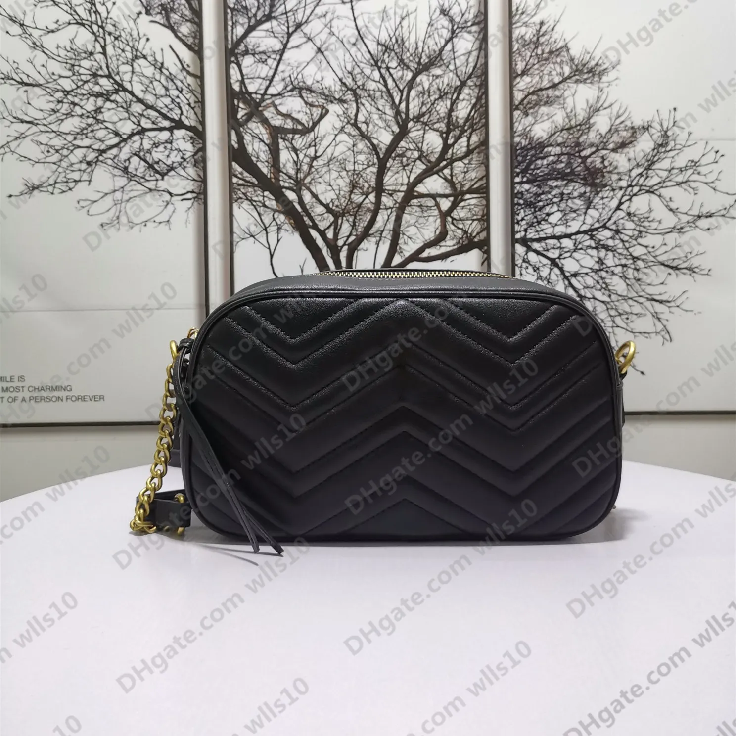 حقائب النساء حقائب الأزياء حقائب الكتف حقائب جلدية المستوى الأعلى المحافظ حزام حقيبة crossbody الرقم التسلسلي رسول حقيبة مع صندوق GB78