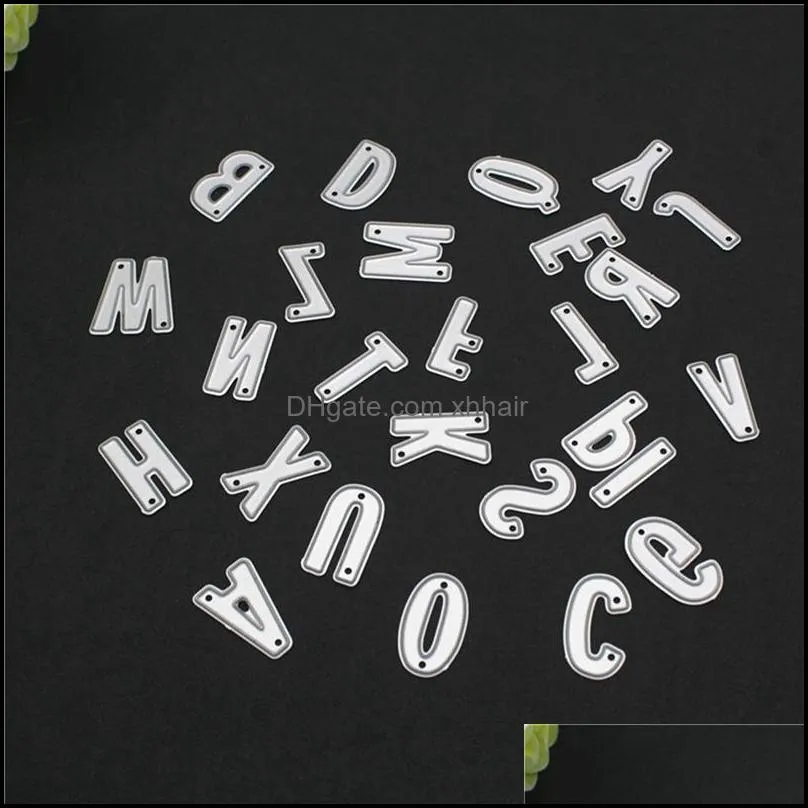 Stainless Steel DIY Baking Cookie Print Cutter English Alphabet Letters Numbers Biscuit Mold Set Tools Moulds