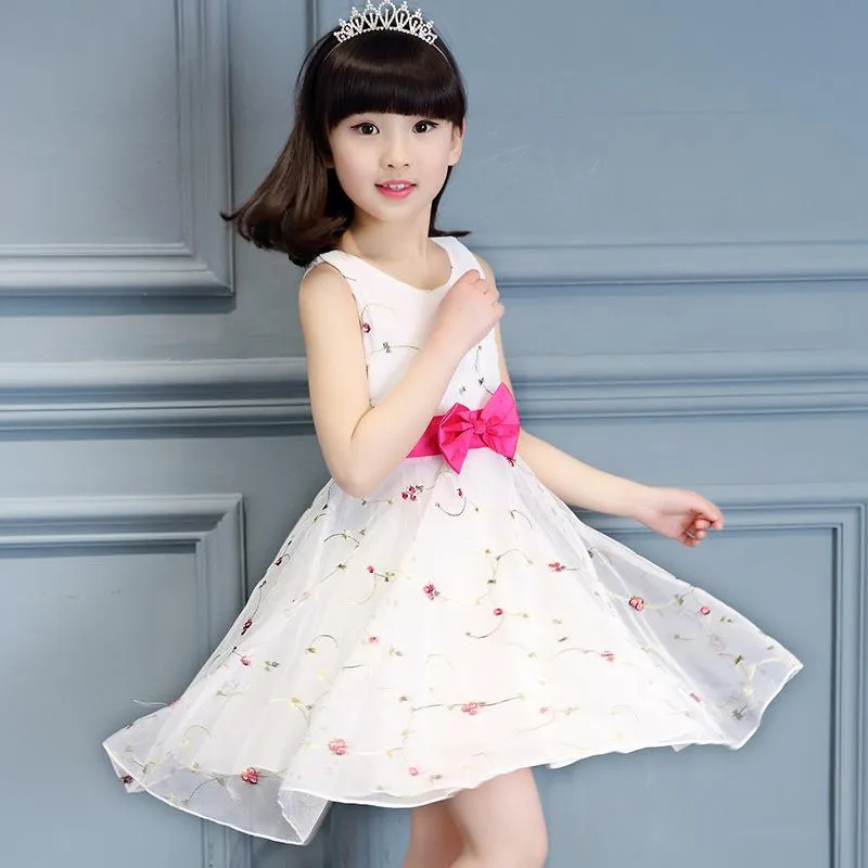 Vestidos De Ni a 2021 Verano Casual Ni a Sin Mangas Ropa De Beb
