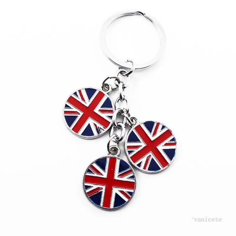 Creative English style Keychain British Styles Beard Pendant Party Gifts Car Key ring American Flags Key Chain T9I001363