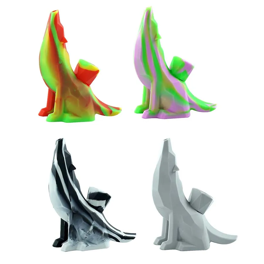 Silicone Pipe Smoking Hand Pipes Rubber Bongs Mini Bong Dab Rigs Oil