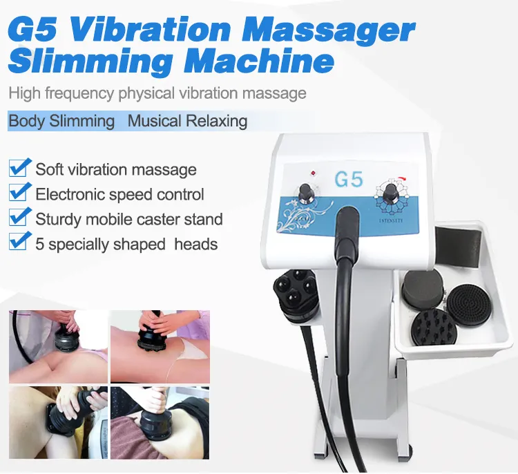 G5 Máquinas de modificação vibratória Máquina de emagrecimento Relax Terapia Redução de celulite Equipamento de salão de beleza de beleza