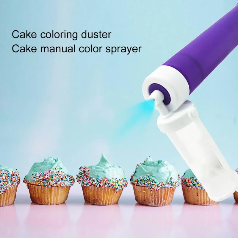 Torta aerografo manuale per arredamento cupcakes e dessert da cucina da  cucina cucina torta pasticceria spolverata tubo spray aerografo aerografo