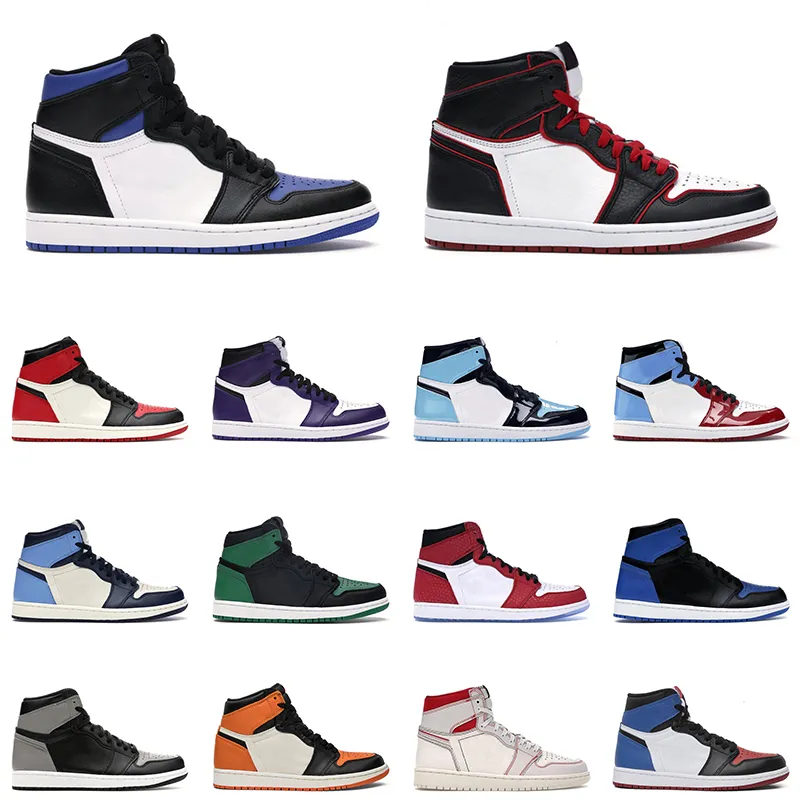 Men Basketball Shoes 1 Royal Toe 