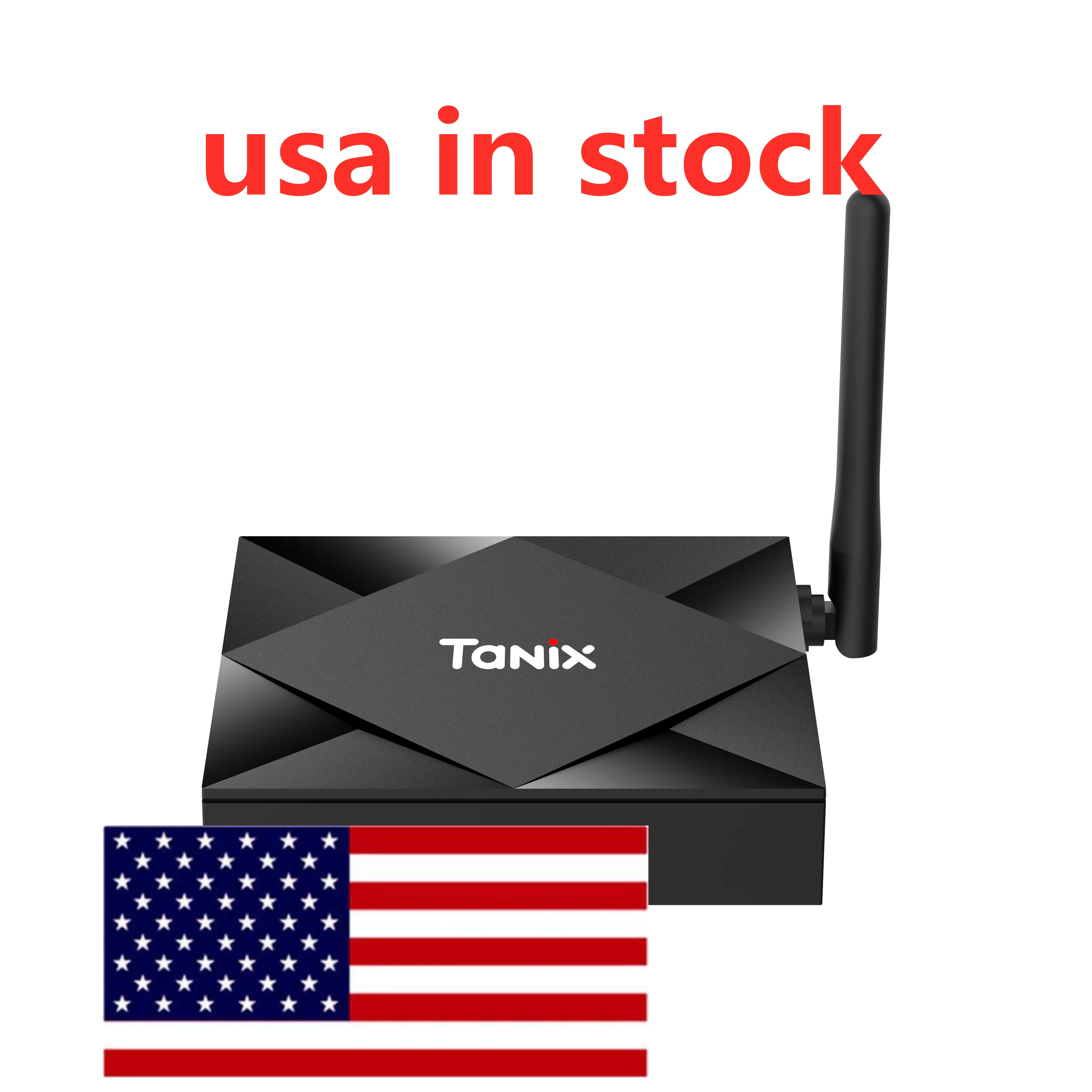 USA IN STOCK Tanix TX6S Android 10 TV BOX Allwinner H616 4GB 32GB 2.4GHz 5GHz Wifi 6K Streaming Media Player