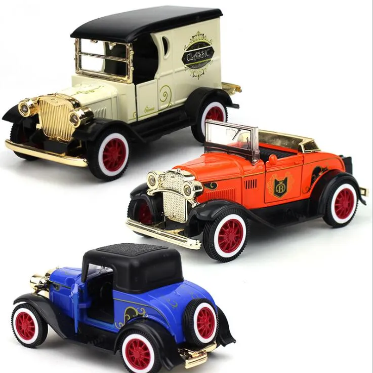 Classic Metal Die cast Alloy Toy Car Collection for Cake Topper Birthday Present