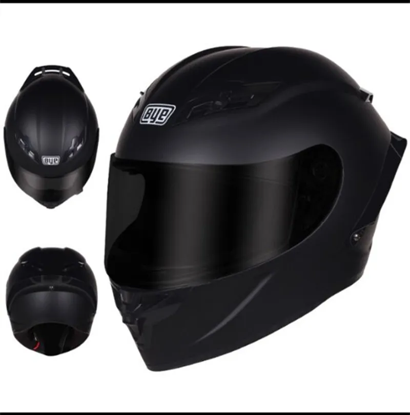 L'ultimo casco da motociclista nero è molto bello Una varietà di colori NO.1713