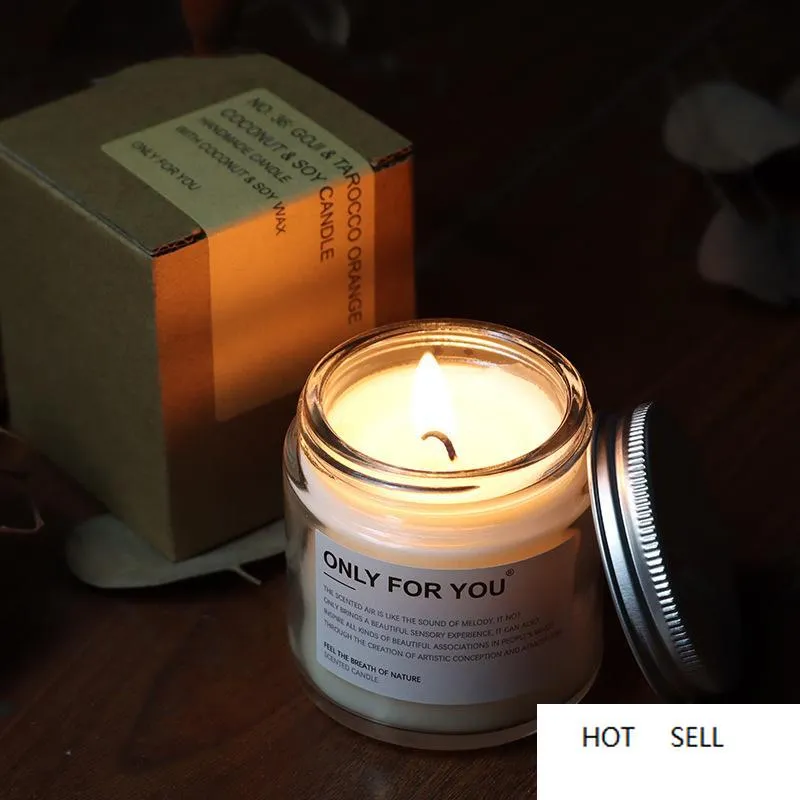 店舗在庫有り 透明な手作りの香りのキャンドルココナッツ大豆ワックスクリエイティブキャンドルガラス包装カスタマイズされたロゴ結婚式ギフトhy0040 新作 新品 Php7x Brawaa Com