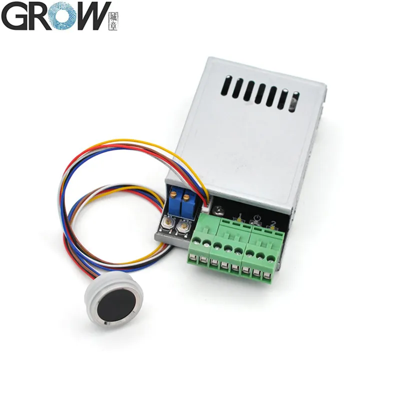 GROW K220+R502-F DC10-24V Two Relay Administrator/User Fingerprint Control Board+R502-F Waterproof Small Fingerprint Module