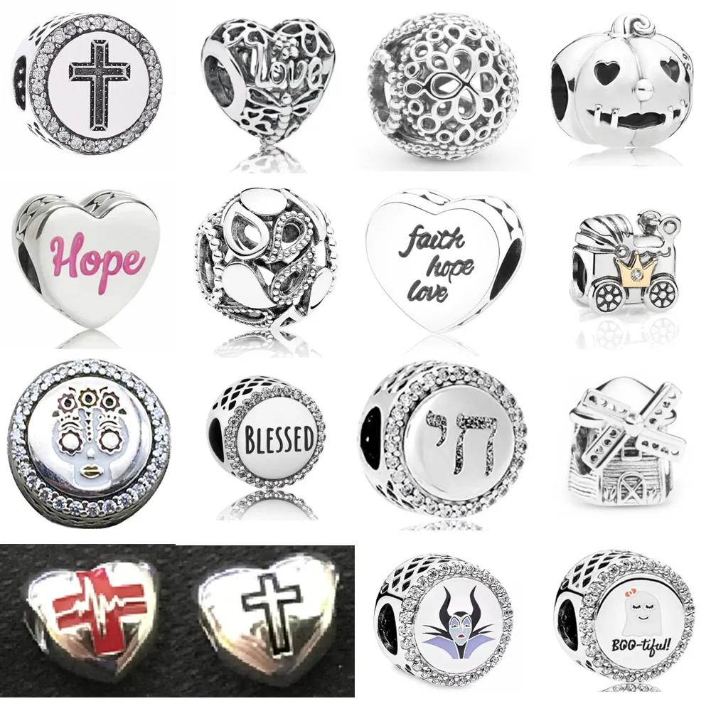 Ny 2021 100% 925 Sterling SilverPromise of Spring Heart Charm 797046 och lyxiga DIY Women Original Armband Mode Smycken Gift