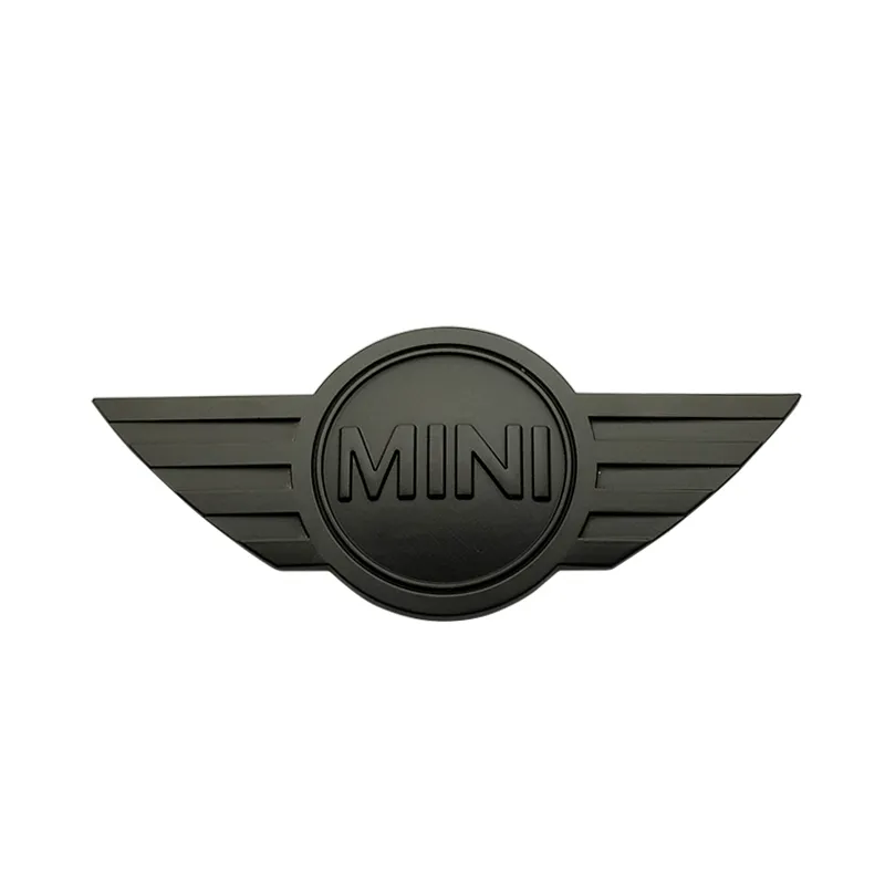 Estilo do carro fibra de carbono 3D Metal Adesivos Emblema Emblema Para Mini Cooper One S R50 R53 R56 R60 F55 F56 R57 R58 R59 R60