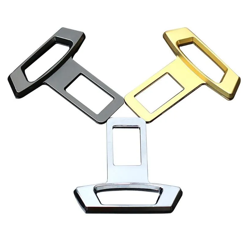 Safety Belts & Accessories 2Pcs Belt Buckles Car Seat Alarm Canceler Stopper Plug Buckle Clip Extender225F