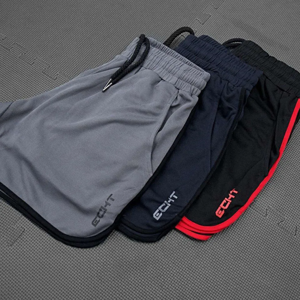 Mens Gym Training Shorts Men Sport Casual Clothing Fitness Workout Running Grid Quick-Torka Compression Shorts Atletics