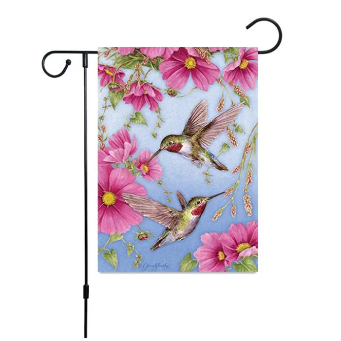 Animal Garden Flag Easter Rabbit Egg Double-sided Print Banner DIY Yard Garden Decoration Flags 47*32cm YHM528