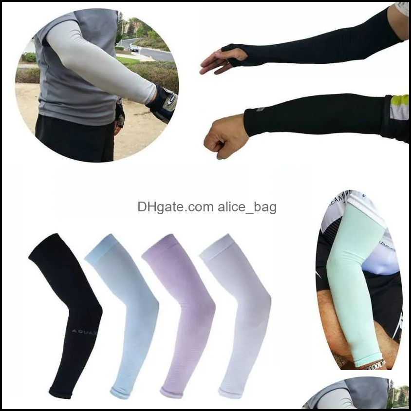 Unisex Breathable Sun Protection Arm Cooling Cover UV Protection Sleeves For Golf Cycing Running Outdoor Arm Sleeve