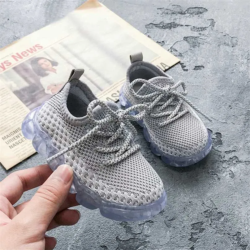 AOGT Spring/Autumn Breathable Knitting Boy Girl Toddler Shoes Infant Sneakers Fashion Soft Comfortable Baby First Walkers 211022