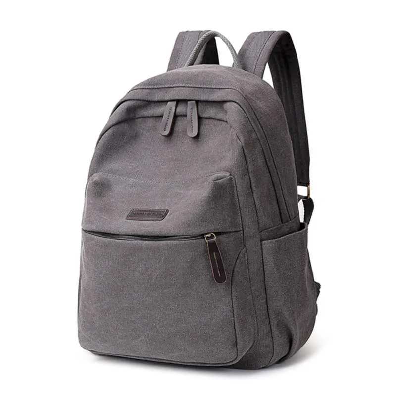 Canvas Backpack Women High Quality Large Leisure Multifunction Back Pack Female Bagpack Laptop School Bag Backbag Girls 210929