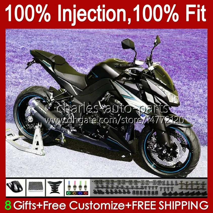 kawasaki 닌자 Z 1000 R z-1000 10 11 12 13 년 차체 15no.54 Z-1000R Z1000 2011 2012 2013 Z1000R 2010-2013 OEM 페어링 키트 광택 검정