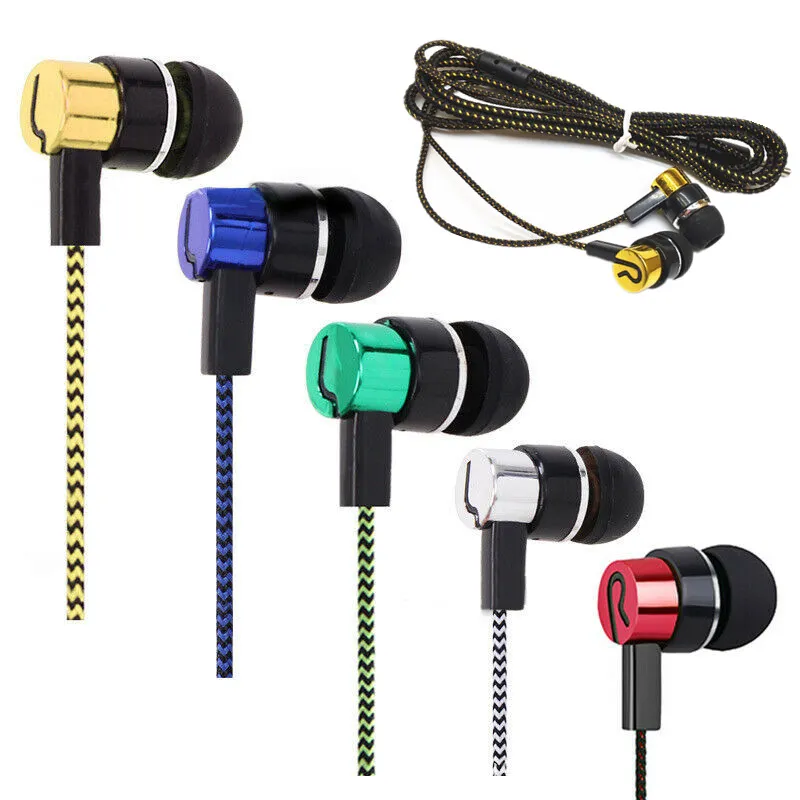 In Ear Wired Headphones With Noise Canceling For MP3, IPhone, Samsung