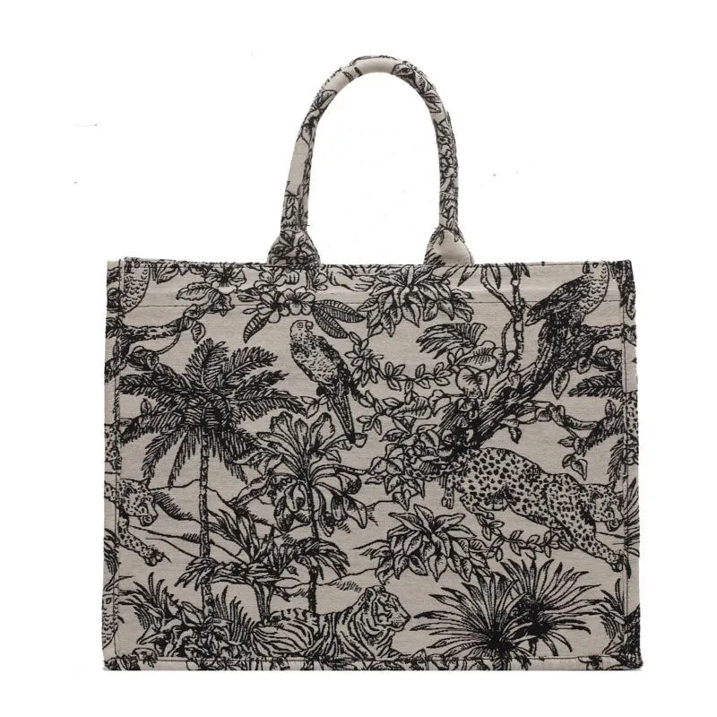 حقائب مسائية مصمم حقيبة يد للنساء حقيبة الأزياء الجاكار التطريز الإناث الفتيات المتسوق قماش حمل الكتف