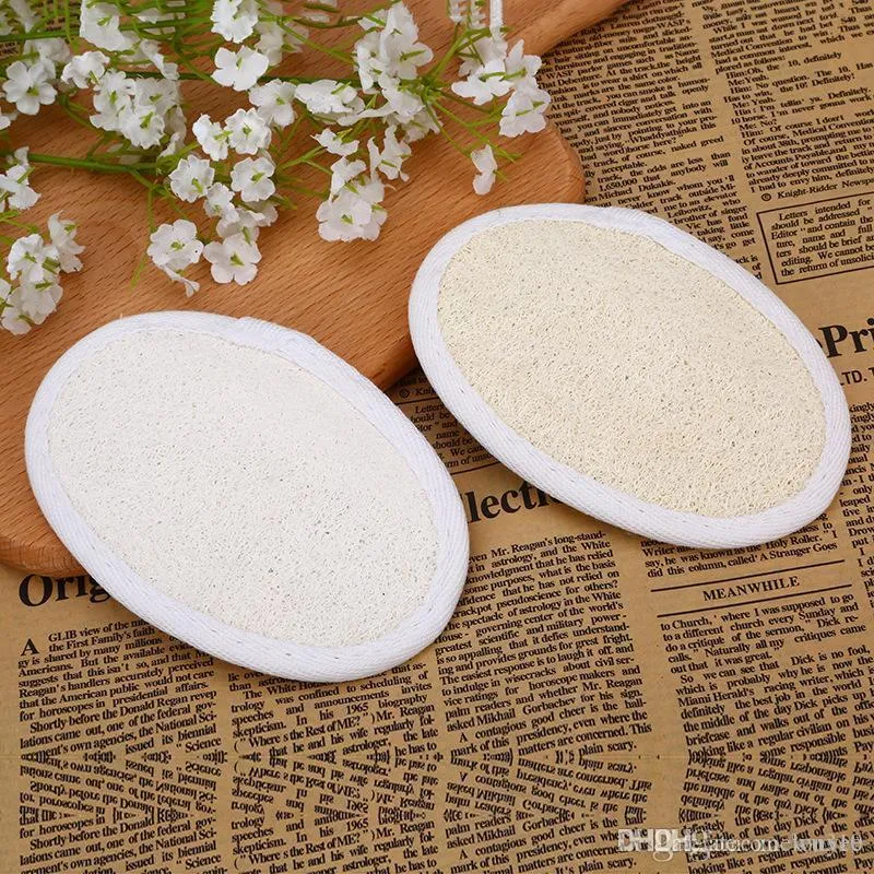 Loofah Pad Natural Boofah Scrubber удалить мертвую кожу Loofah Pad губка домашняя уборка инструмента для тела кожи для тела для купания массаж 8 * 12 см VT1699