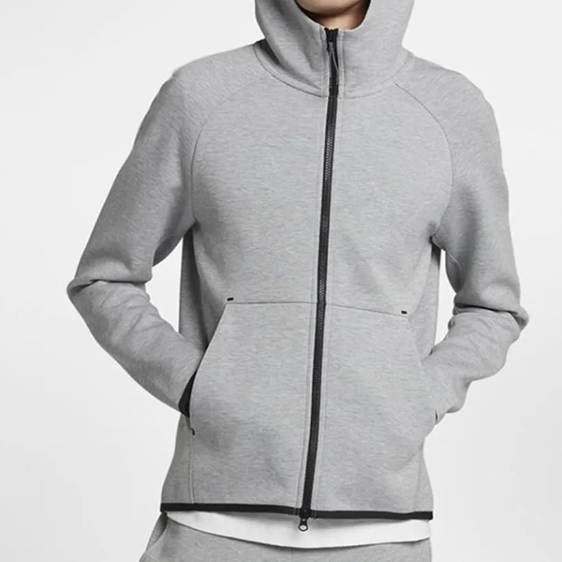 TECH FLEECE Mens High Quality Hoodies Famous Men Women Couples Casual Pullover Sweatshirt Mens Hoodie gray size M-XXL