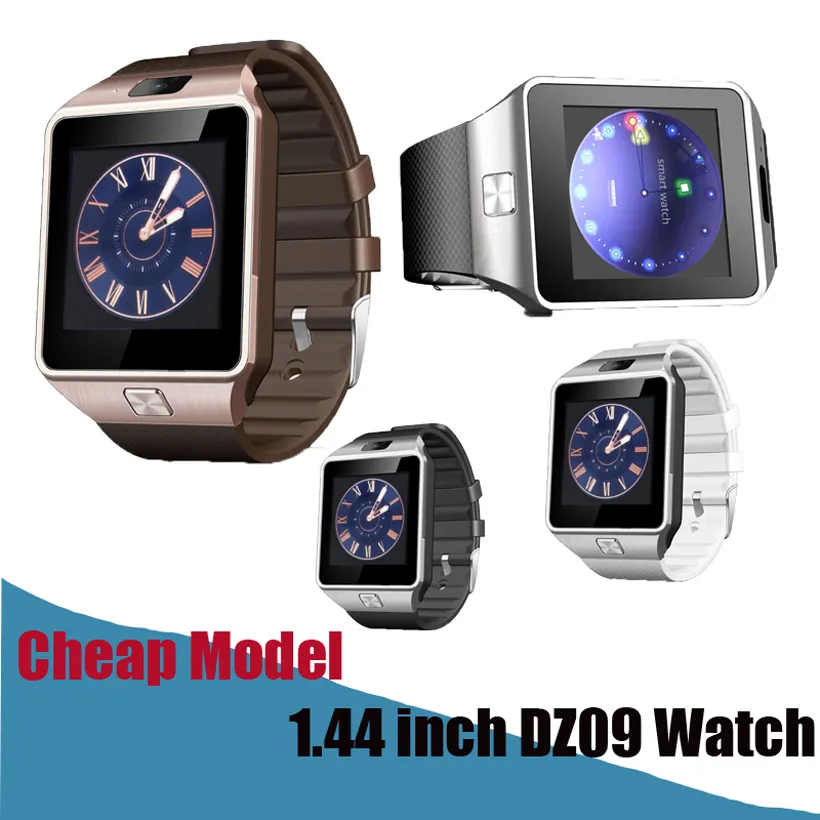 DZ09 Smart Watch Touch screen da 1,44 pollici con fotocamera SIM Card Smartwatch per telefono IOS Android Supporto multilingue