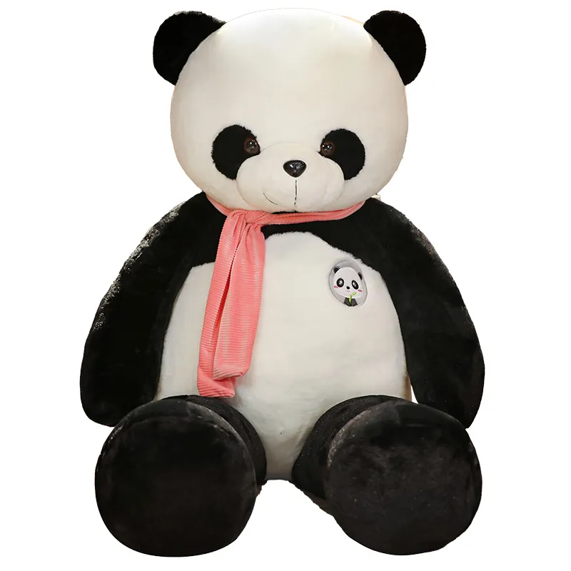 Giant Cartoon Panda Doll Ogromne Śliczne Uściski Niedźwiedź Pluszowa Zabawka Poduszka Poduszka Prezent Urodzinowy Dla Chłopców Dziewcząt Dekoracja 71Inch 180 cm DY50994